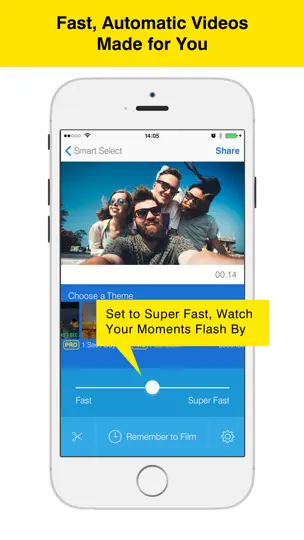 Скриншот VideoSlam - Instant Video Compilations From Your Videos And Photos на iPhone 2