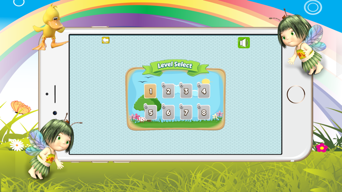 Fruits memo preschooler education game for kids