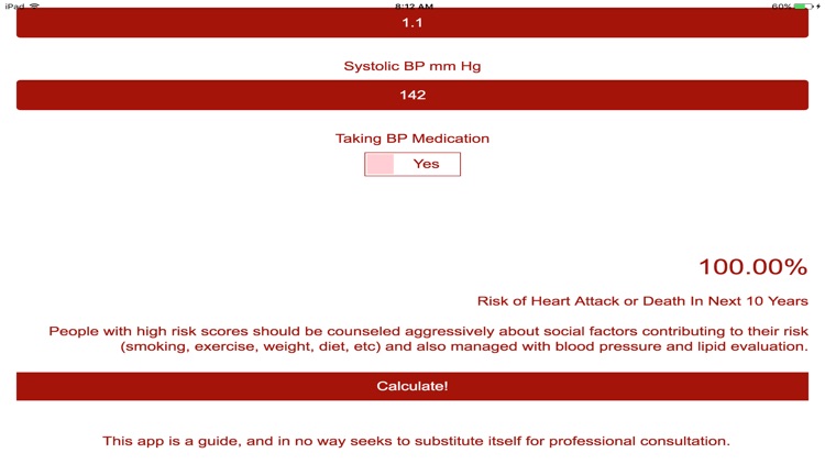 Heart Attack Risk Test