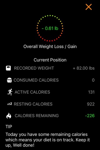 Thinner - smart diet tracker, weight loss & diet with calorie counter screenshot 3