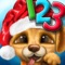 Fun Math Puppy Dogs 123 – Learn to Count & Write Numbers - Christmas Holiday Edition