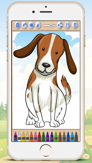 Paint drawings of dogs puppies - Educational games children(圖4)-速報App