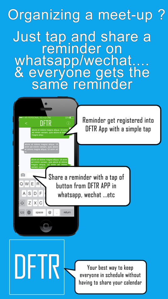 #2. Don't Forget To Remember - DFTR Reminder (iOS) Podle: Kok Leong Tan
