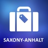 Saxony-Anhalt, Germany Detailed Offline Map