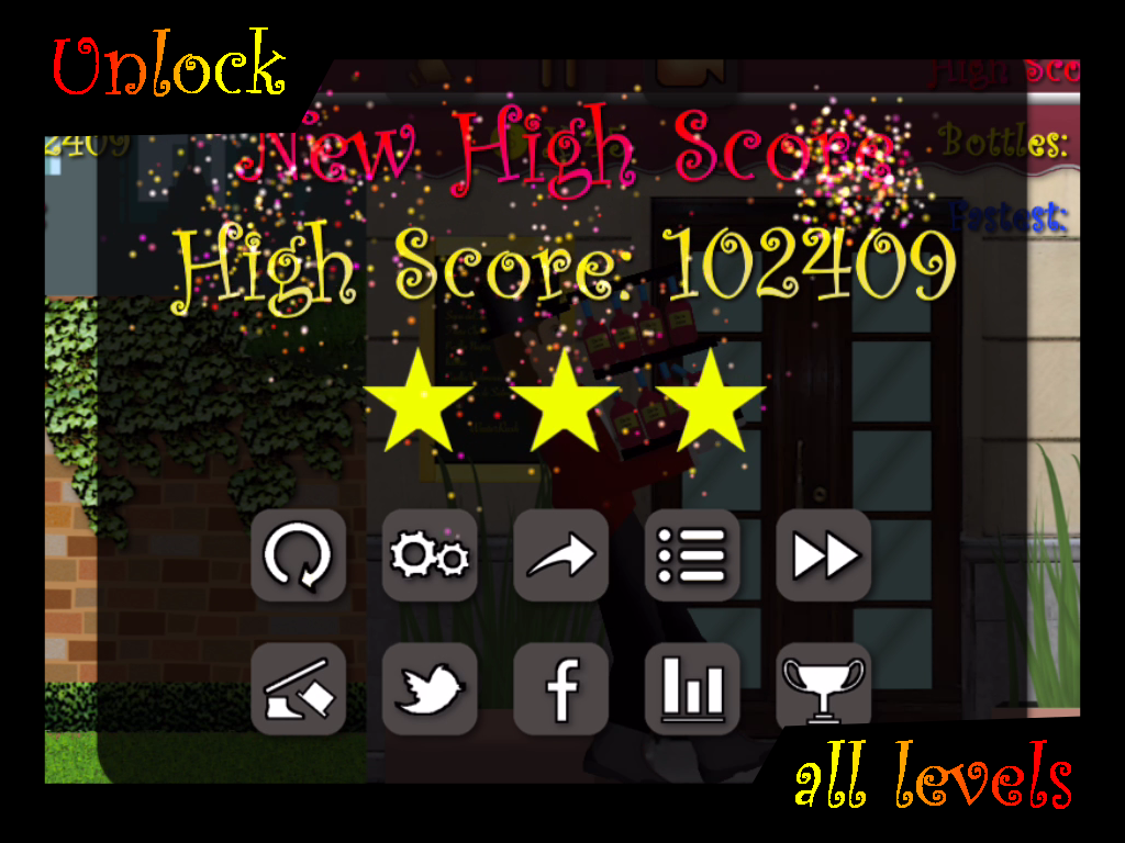 Waiter Rush Free: Run faster, keep the balance, don't drop the bottles!!! screenshot 10