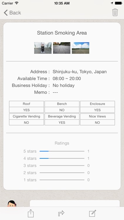 Mr. smoking area map "information sharing" [+Plas] screenshot-3