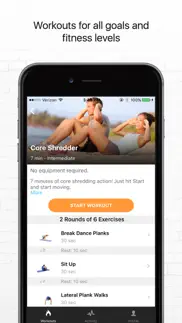 7 minute workout app by track my fitness iphone bildschirmfoto 4