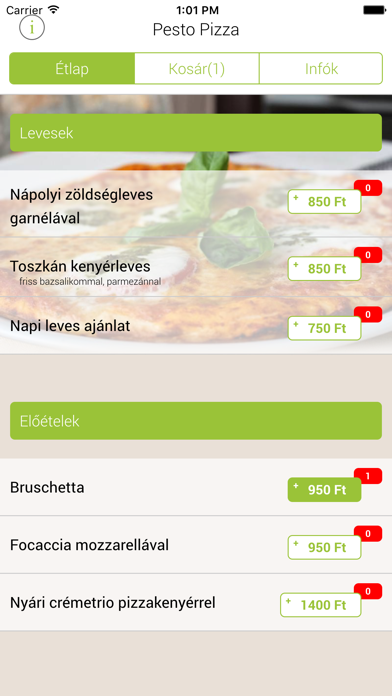 Screenshot #1 pour Pesto Pizza