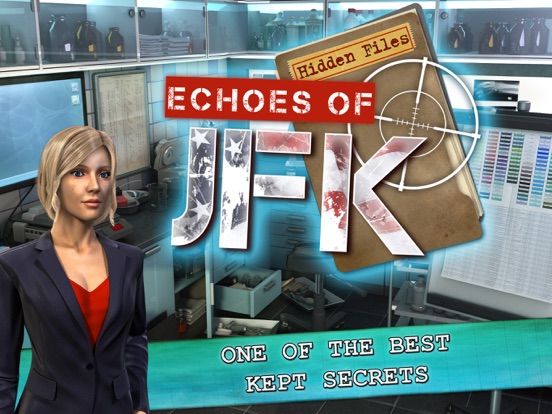 Hidden Files: Echoes of JFK - Een Avontuur met Verborgen Voorwerpen iPad app afbeelding 1