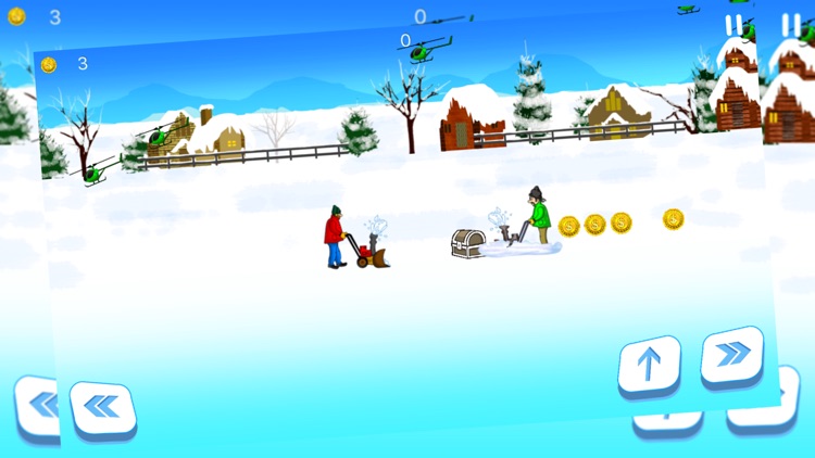 Angry neighbours funny show - the cold winter snow blower war new free Episode 5 screenshot-3