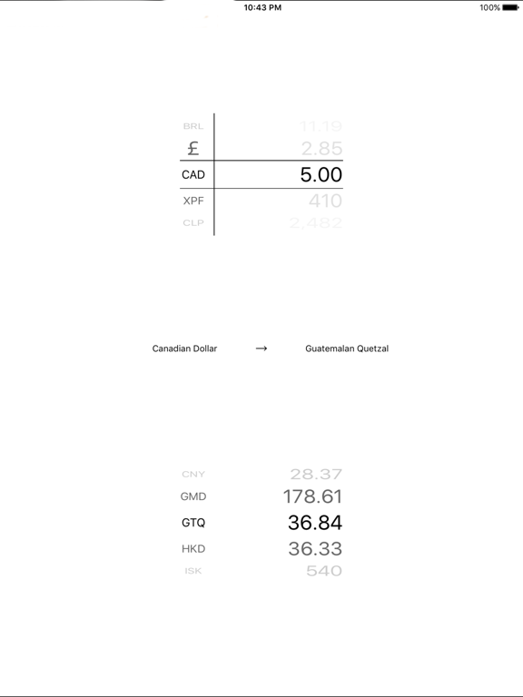 Screenshot #6 pour Monde Convertisseur de devises - convertisseur argent calculatrice, taux de change et en direct grille tarifaire pro (convertir Dollars, Euros, Bitcoin et beaucoup plus!)