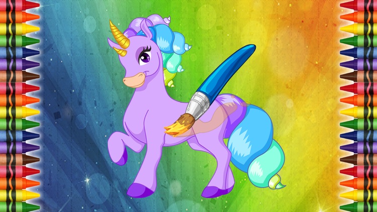 Ponys Unicorns And Horses To Coloring