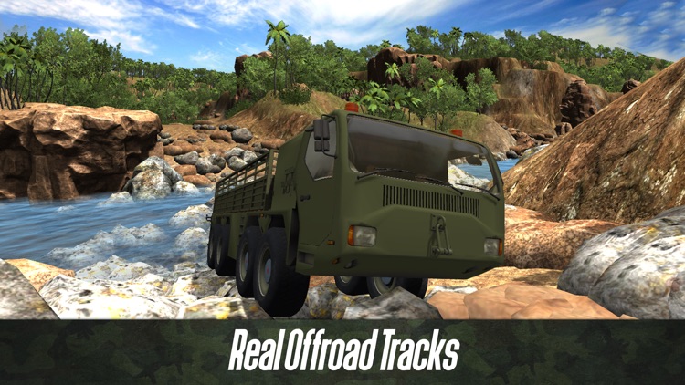 Army Truck Offroad Simulator 3D - Drive military truck!