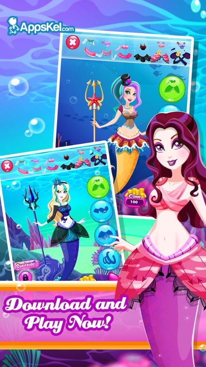 High Mermaid Descendants Dress Up – Princess Party Games for Free screenshot-3