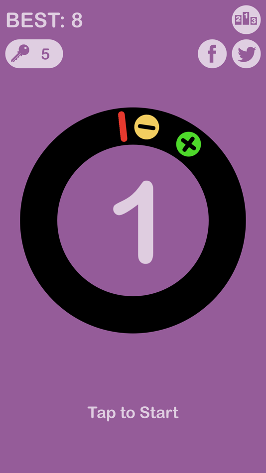 #4. Smashy Lock - pop lock key by flinch circle spinny on round color road (iOS) By: 咏武 王