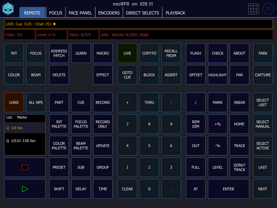 oscRFR iPad app afbeelding 1