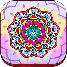 Mandalas coloring pages – Secret Garden colorfy game for adults app icon