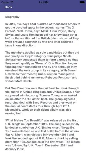 Photo Album App - One Direction Edition iPhone Ekran Görüntüsü 4
