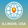 Illinois, USA Map - Offline Map, POI, GPS, Directions