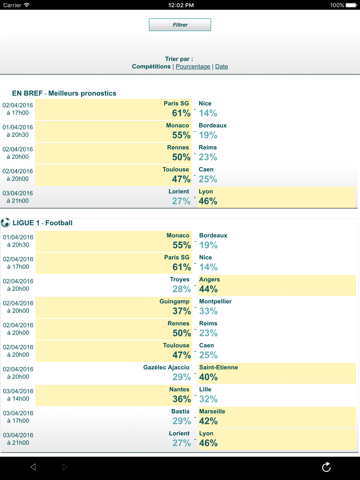 Screenshot #5 pour Qui Parier ? Pronostic sportif