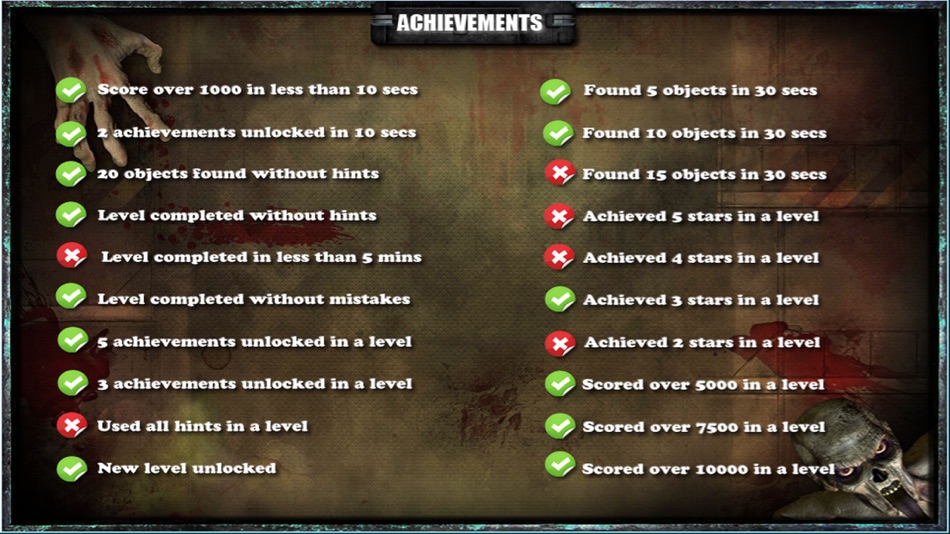 #4. Evil Zombies Hidden Object (iOS) 来自: Big Leap Studios