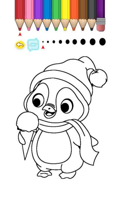 Kids Coloring Book - Cute Animals 2 screenshot-3