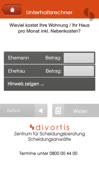 Screenshot #2 pour Unterhaltsrechner