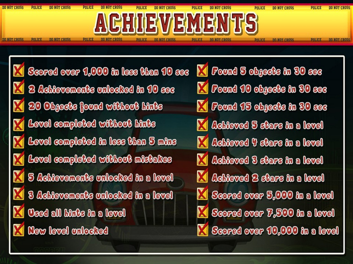 Missing Car Hidden Object Game