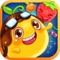 Clear three or more same fruits to score points, try to use game props to make more combos