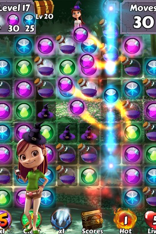 Bubble Girl Soda Witch - Pop the yummy gem candy and easy shooter puzzleのおすすめ画像5