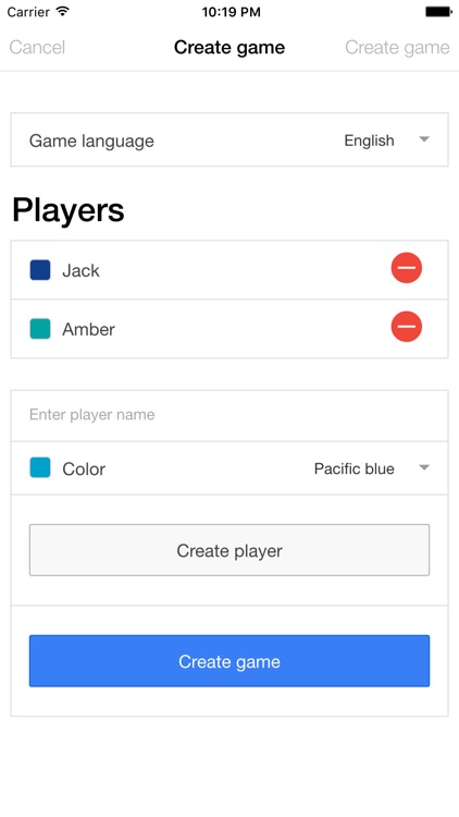 Word Game Score Keeper