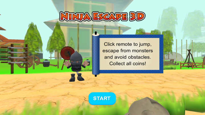 Screenshot #1 pour Ninja Escape 3D for TV