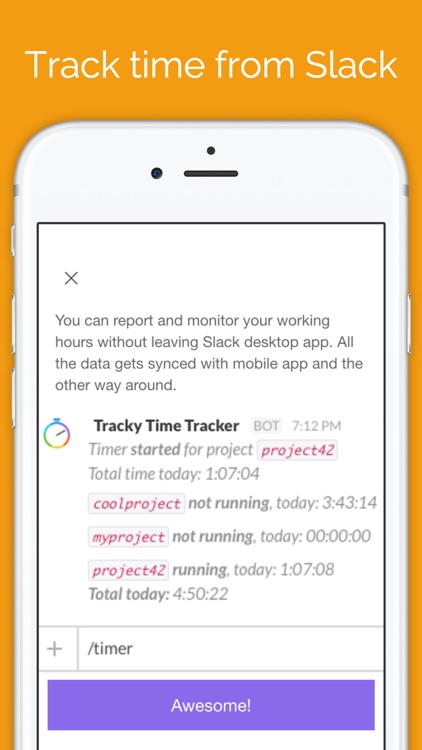 Tracky - Time Tracker for Slack