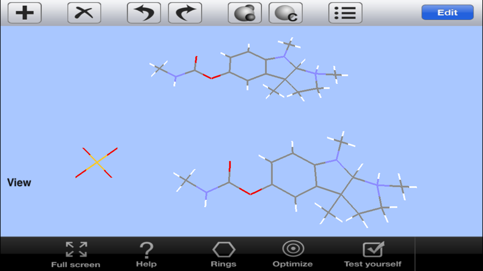#4. 3D Molecules View&Edit Lite (iOS) 由: Virtual Space OOO
