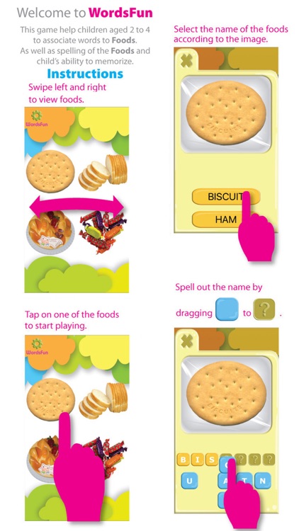 WordsFun - Foods Words Match