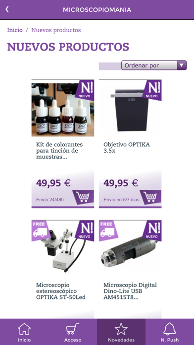 Screenshot #2 pour Microscopiomania