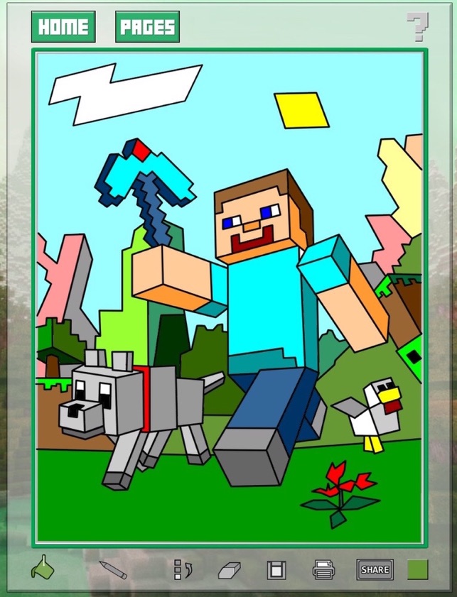 Quick Color for Kids - Minecraft Edition 1(圖3)-速報App