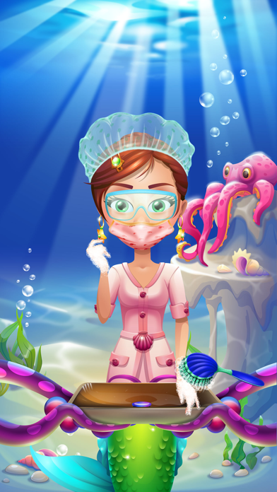 Screenshot #3 pour Baby Mermaid Hospital - Doctor Salon & Kids Games