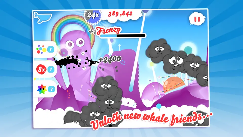 Screenshot von Whale Trail auf dem iPhone 2