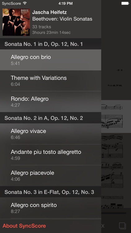 Beethoven Violin Sonatas - SyncScore