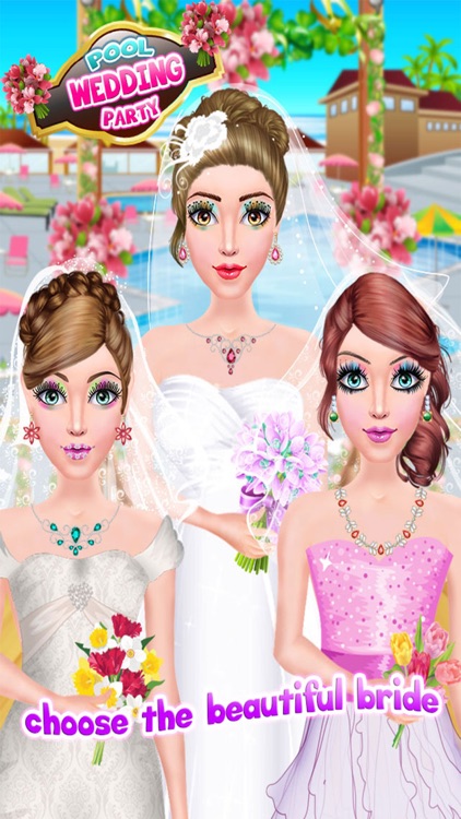 Pool Wedding Salon Makeover & Dress up Salon Girls Game