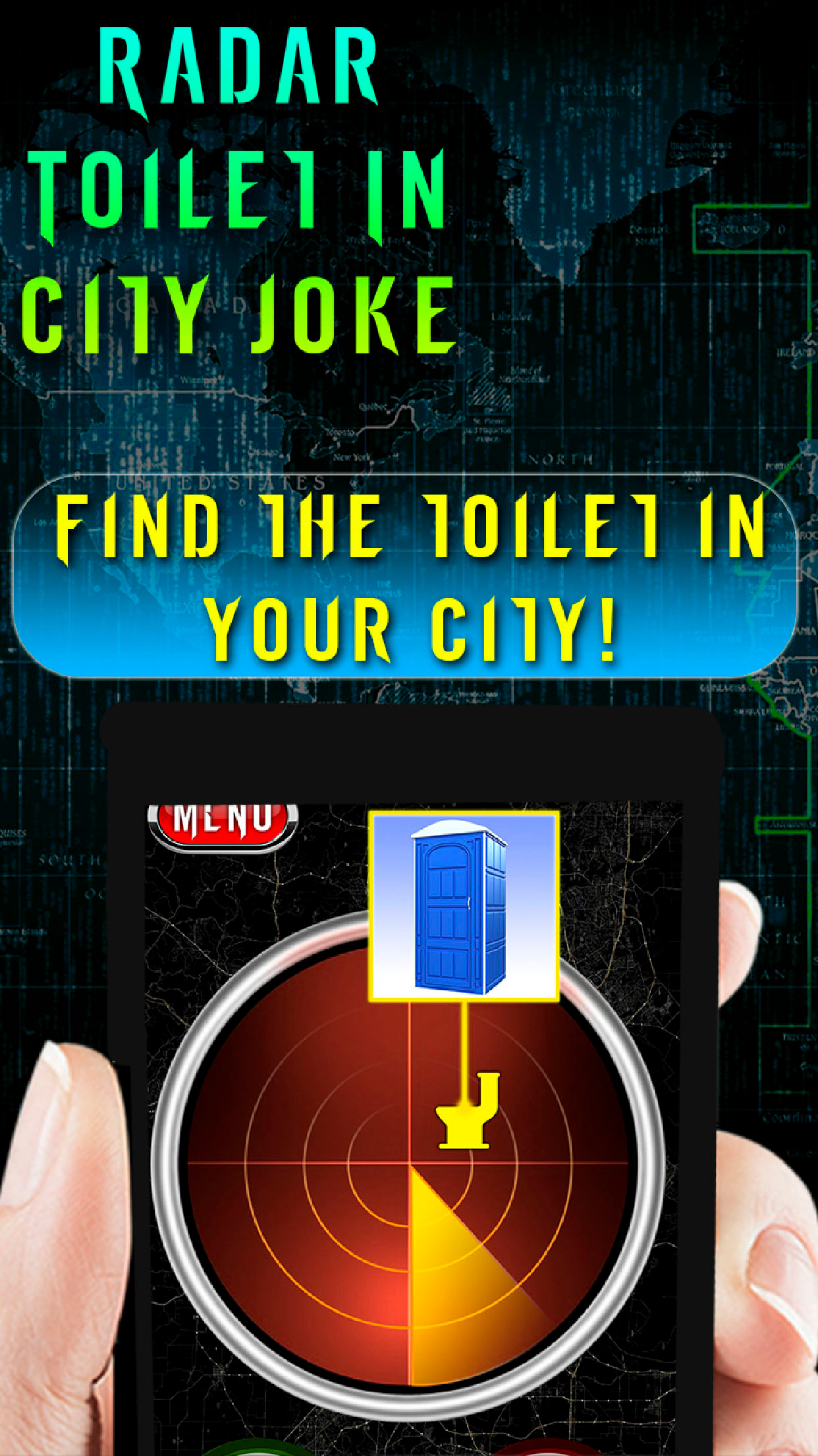 Radar Toilet In City Joke