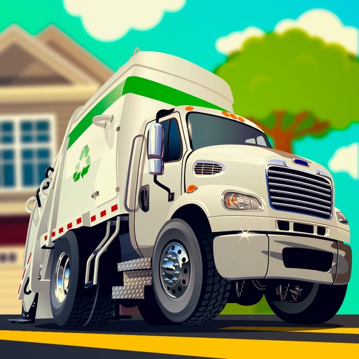 Garbage Truck Driver Icon