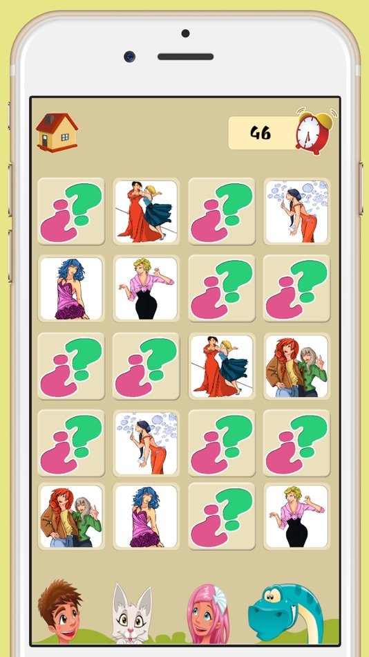 #3. Memory game of top models - Games for brain training for children and adults (iOS) Podle: Intelectiva