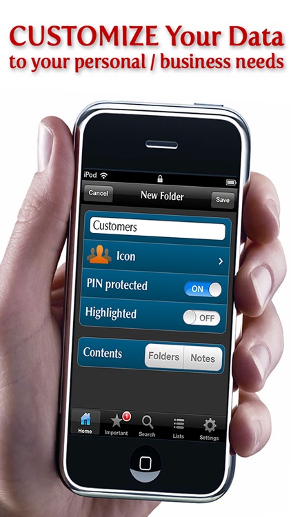 iPIM Free - Organizer / Database - All Your Personal and Business Data in One Secure Information Manager