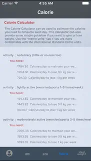 simple diet plan for ideal weight loss - daily calorie intake counter with healthy bmi calculator to lose fat iphone screenshot 4