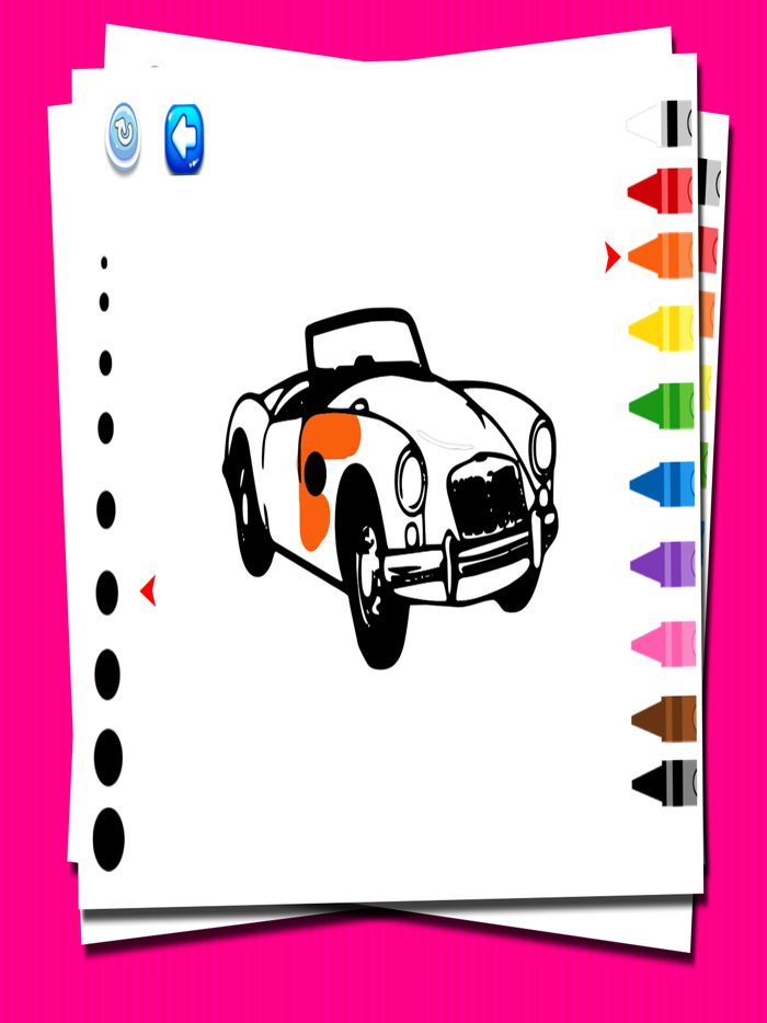 Coloring book Car for kids