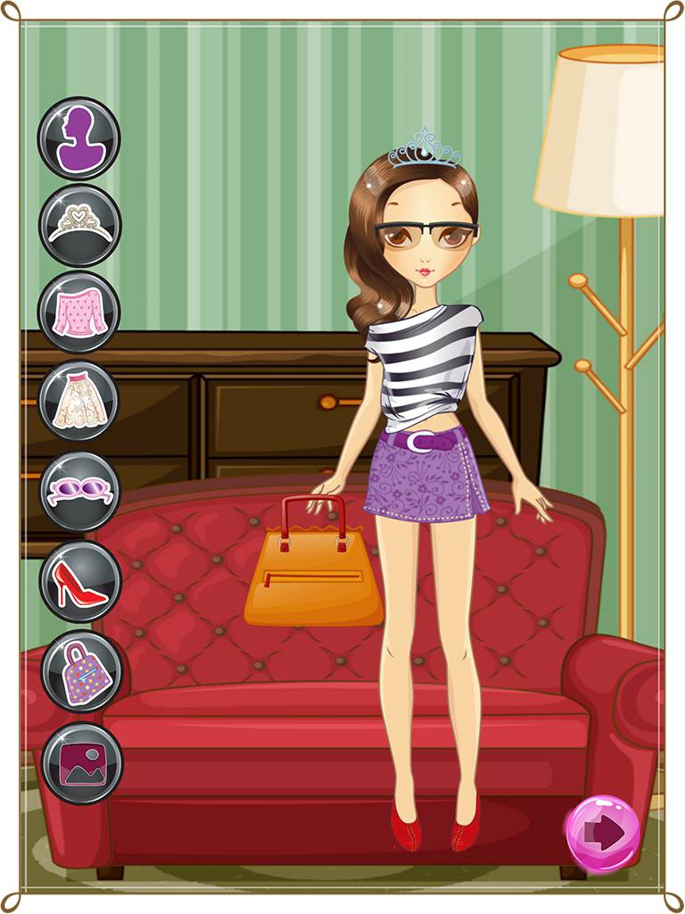 Pretty Girl Celebrity Dress Up Games - the make up fairy tale princess for girls screenshot 6