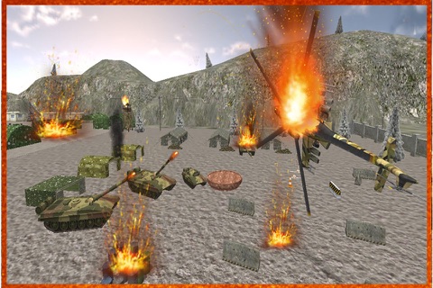 Stealth Helicopter Gunship War – Modern air counter strike navy fighter game screenshot 3