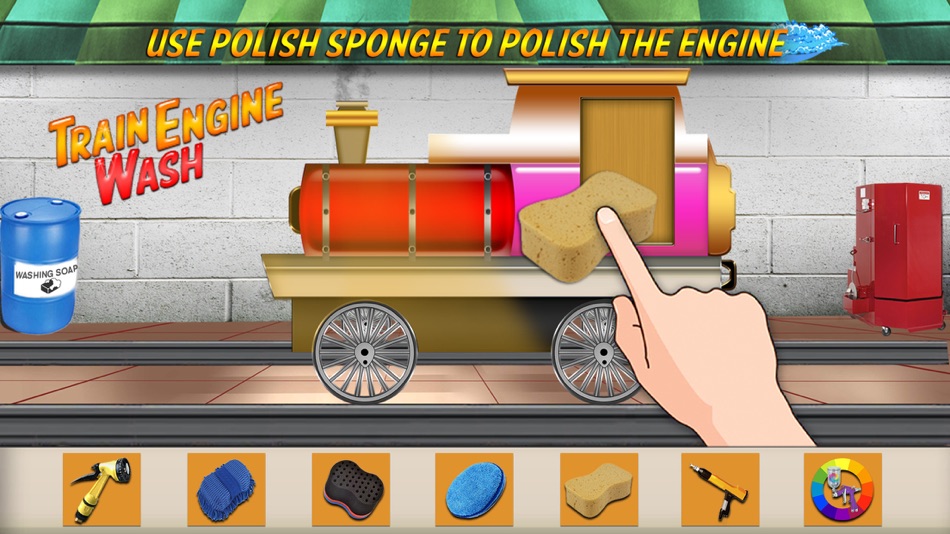 #3. Train Engine Wash : Toddler Train Sim (iOS) 由: Atif Mumtaz